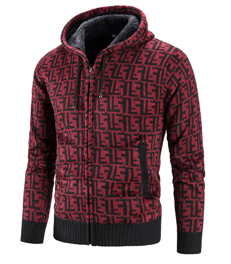 Streetwave Plush Fleece Hoodie Frederic Cozy Warm For Men Casual Winter Wear Cozy Everyday Comfort