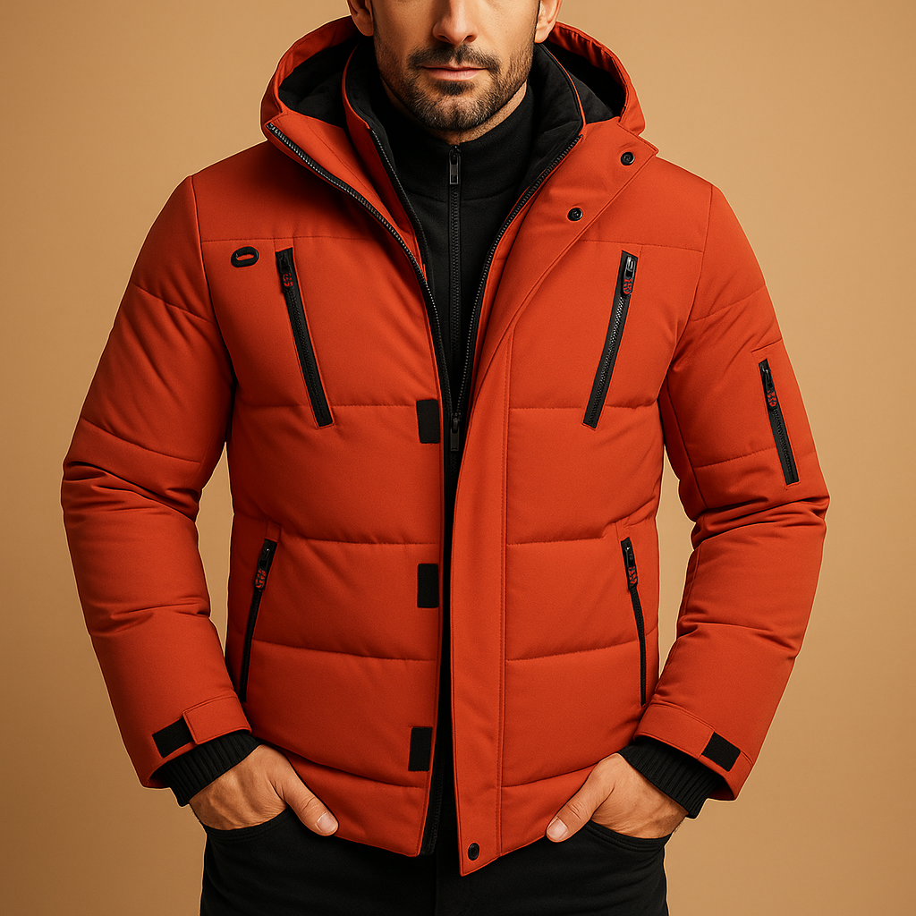 Blake Mens Outdoor Heavy Duty Winter Jacket With Hood Street-Wave