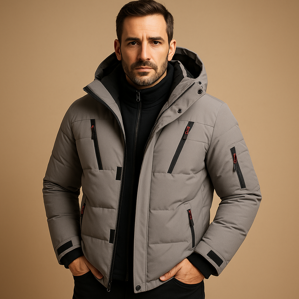 Blake Mens Outdoor Heavy Duty Winter Jacket With Hood Street-Wave