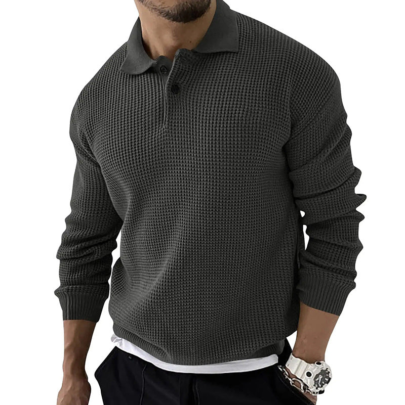 Street-wave Men's Knit Pullover Sweater Soft Warm Knitwear for Cold Fall and Winter Days