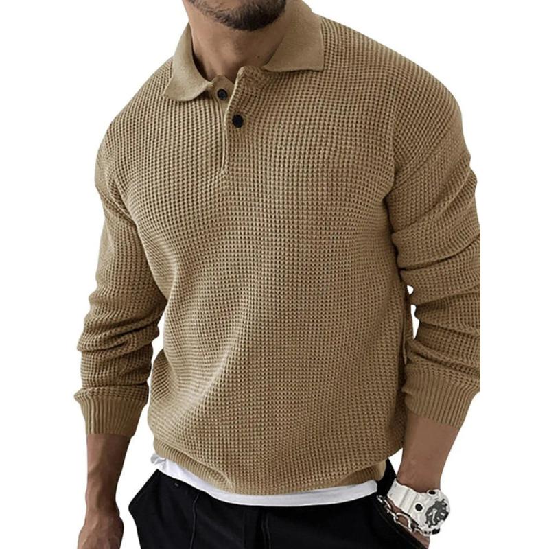 Street-wave Men's Knit Pullover Sweater Soft Warm Knitwear for Cold Fall and Winter Days