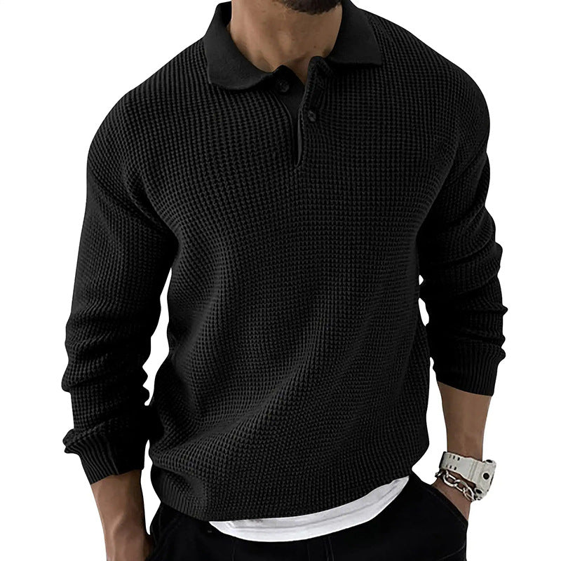 Street-wave Men's Knit Pullover Sweater Soft Warm Knitwear for Cold Fall and Winter Days
