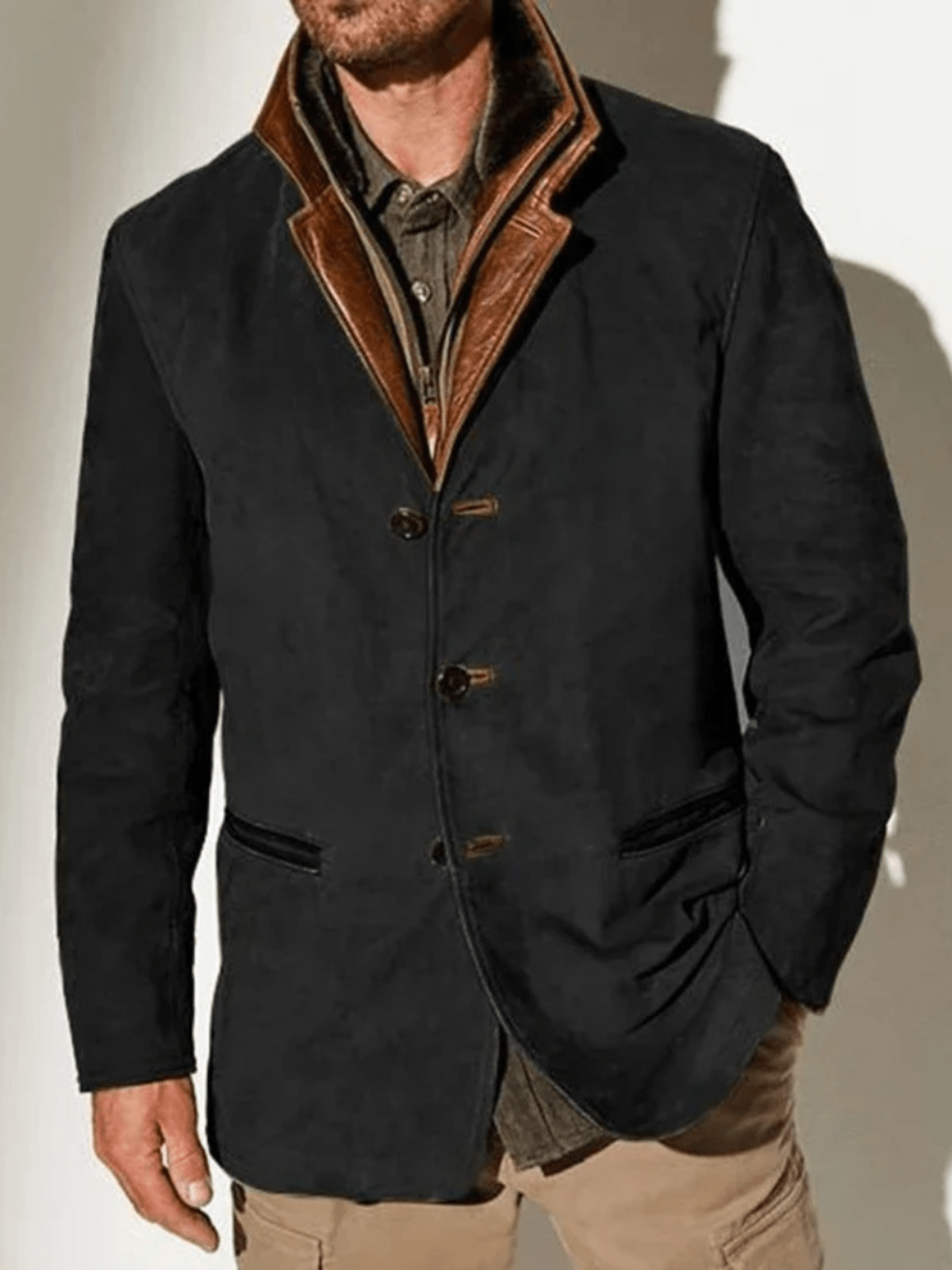 Street-Wave Lucas Vintage Leather Jacket For Style-Savvy Men Premium Leather And Modern Comfort