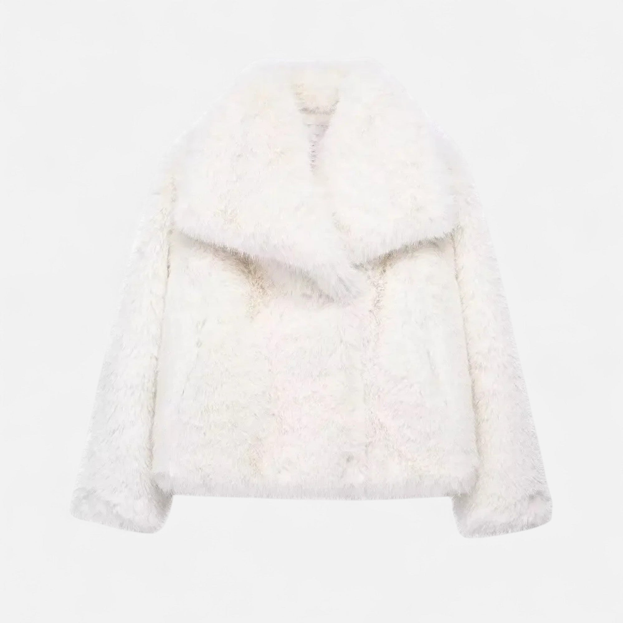 Anna Women Faux Fur Jacket by Street Wave Plush Warm Chic