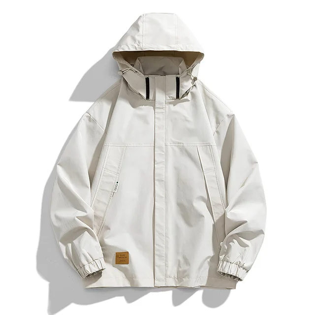 Street-wave Waterproof Outdoor Jacket For Men Hooded Windproof Insulated Winter Gear For All Weather