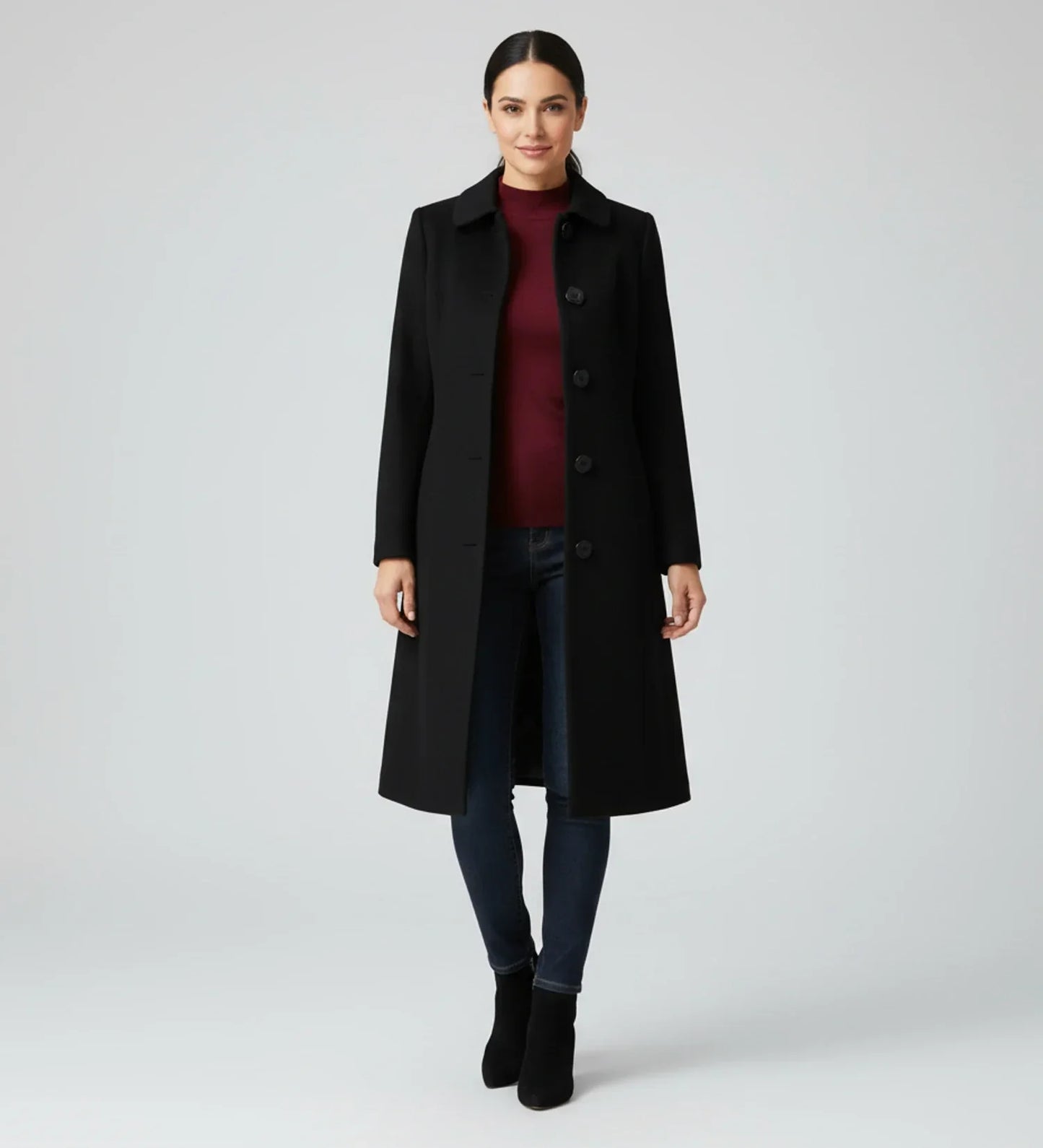 Street Wave Walker Coat For Women Long Single Breasted With Elegant Silhouette