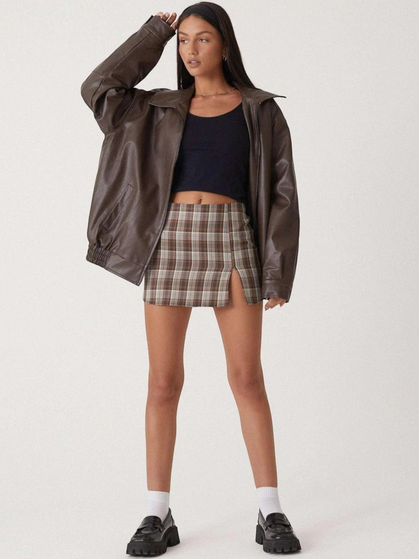 Street Wave PU Leather Bomber Jacket For Women With Attitude Soft Comfort And Durable Quality
