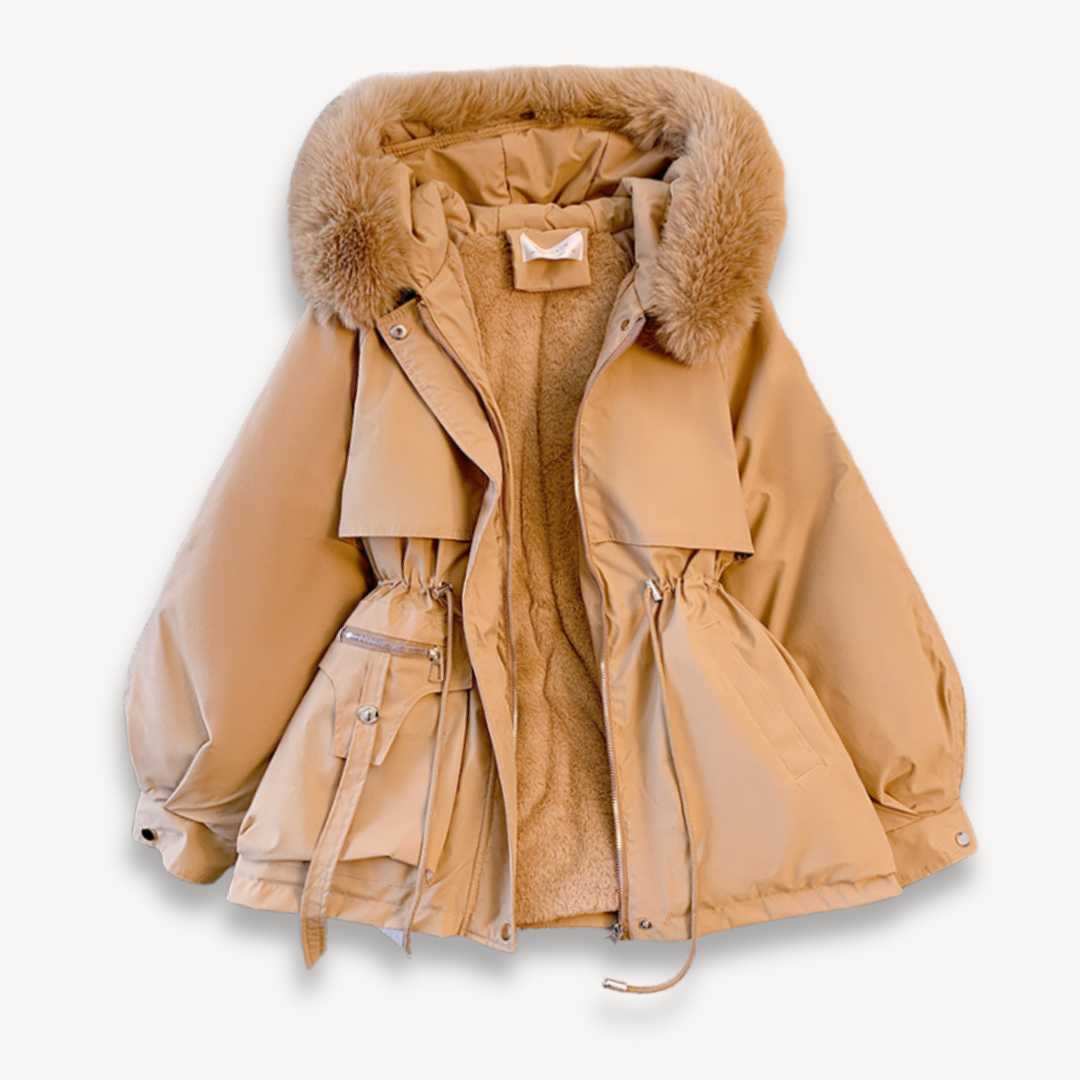 Streetwave Womens Winter Parka With Detachable Hood And Cozy Thermal Insulation For Cold Weather