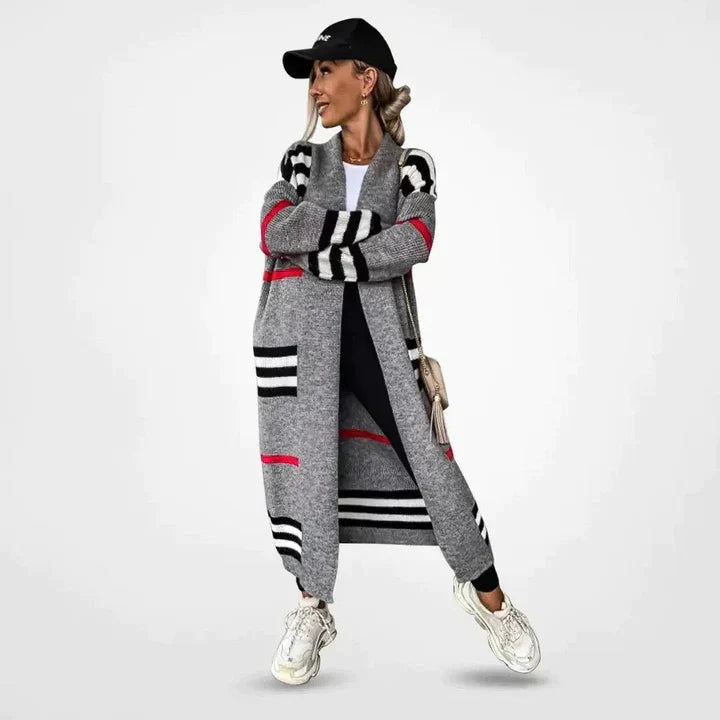 Streetwave Womens Cardigan Long Cozy Knit Warm Allseason Comfort For Casual Stylish Look Everyday Wear