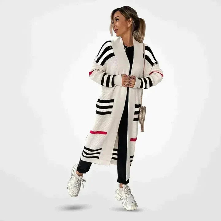 Streetwave Womens Cardigan Long Cozy Knit Warm Allseason Comfort For Casual Stylish Look Everyday Wear