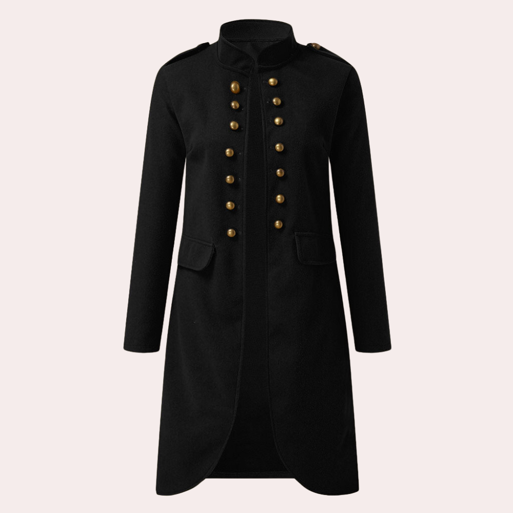 Street-wave Women Mid-Length Autumn Coat With Warmth And Flattering Fit For Everyday Style