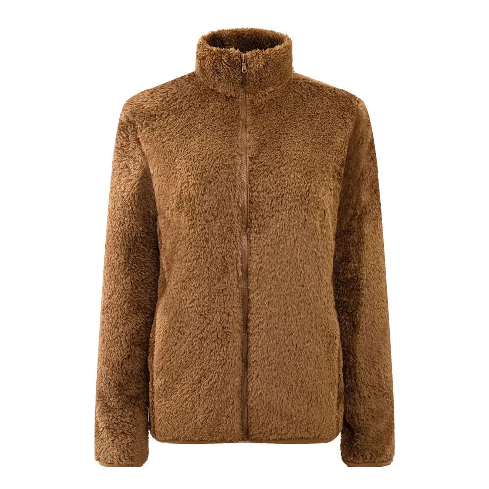 Street-Wave Livia Cozy Sherpa Jacket For Women Warm Plush Comfort All Day Style Essentials