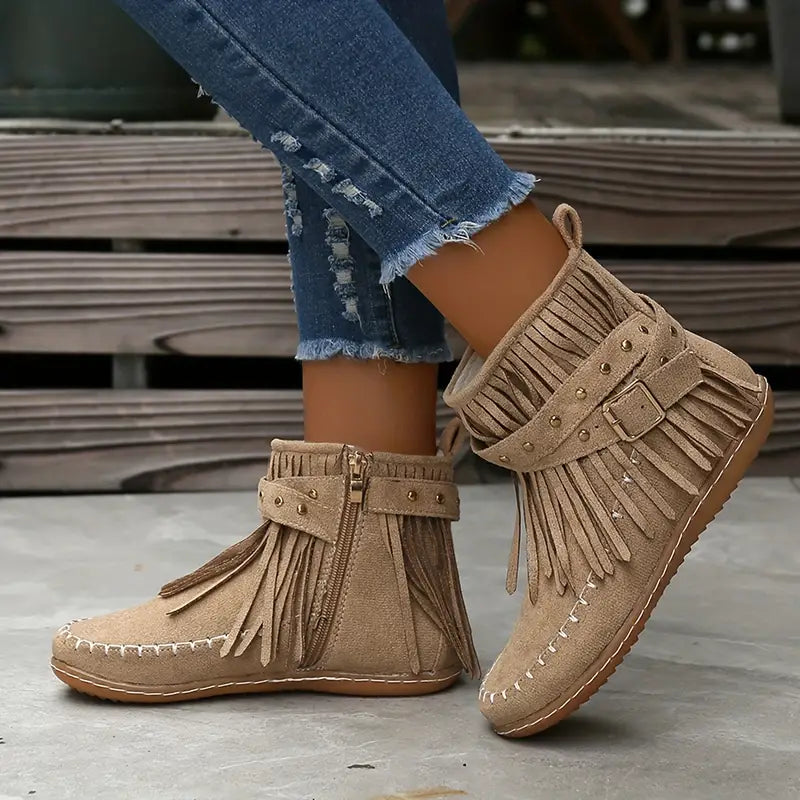 Street Wave Orthopedic Women's Boots With Plush Lining For Warmth And Comfort For Winter