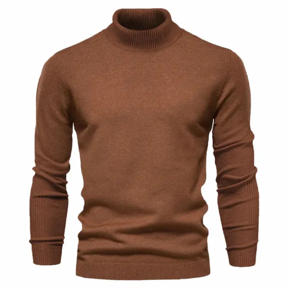 Street Wave Men's Turtleneck Sweater Ralf Classic Warmth Soft Fabric Versatile For Casual And Formal Wear