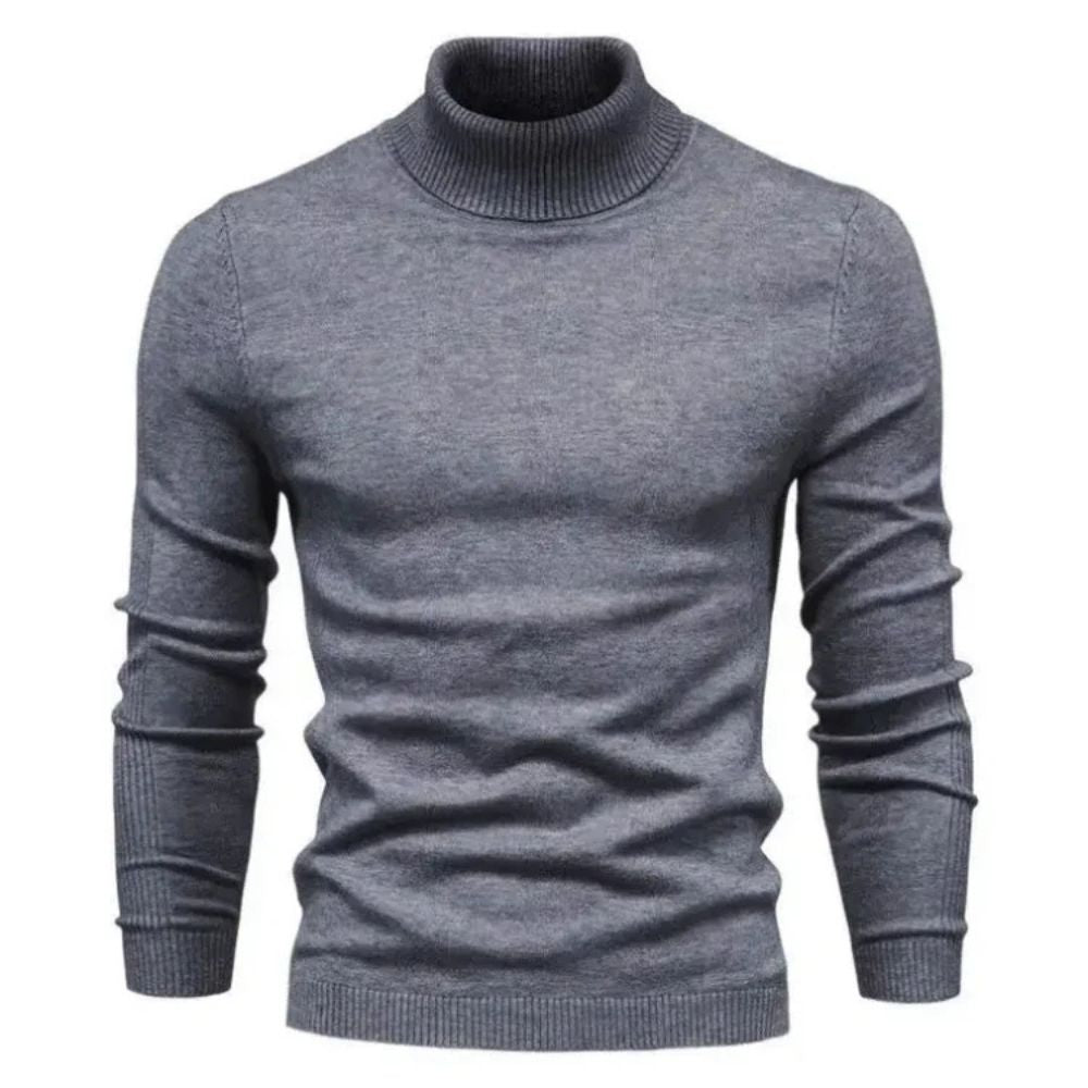Street Wave Men's Turtleneck Sweater Ralf Classic Warmth Soft Fabric Versatile For Casual And Formal Wear