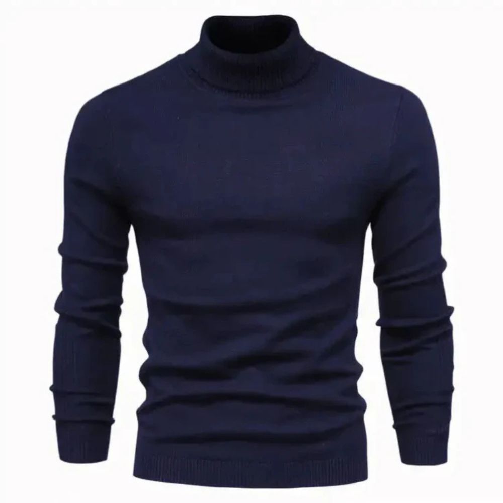 Street Wave Men's Turtleneck Sweater Ralf Classic Warmth Soft Fabric Versatile For Casual And Formal Wear